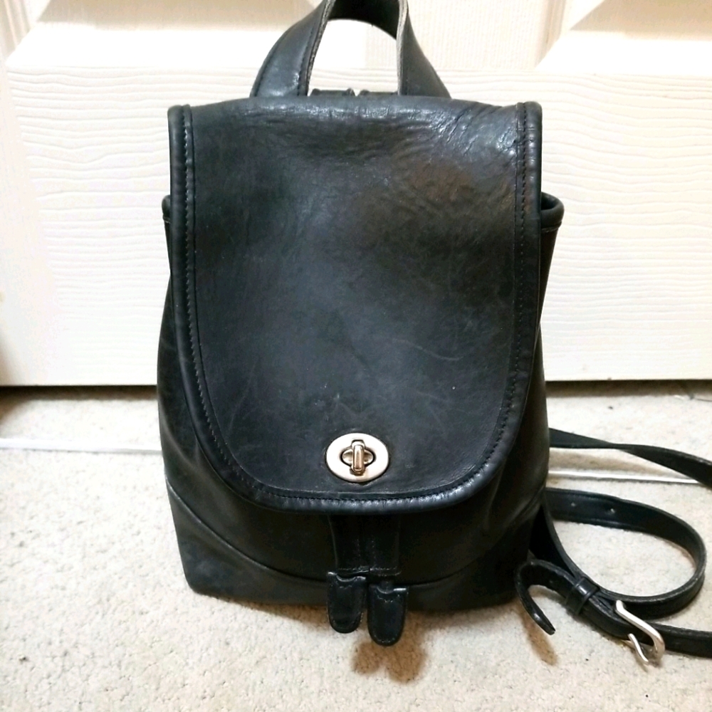 Vintage coach backpack bag